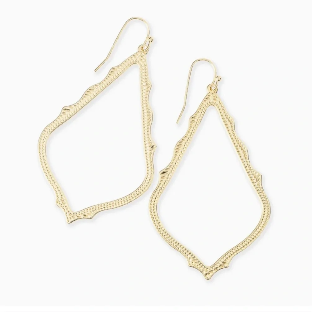 Kendra Scott Sophee drop earrings in gold - Picture 1 of 5